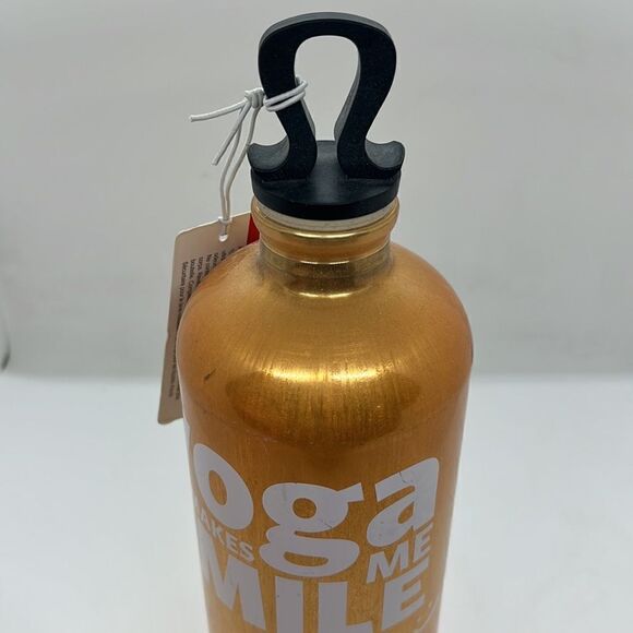 New Lululemon SIGG 1 Litre Gold Water Bottle - Picture 3 of 7